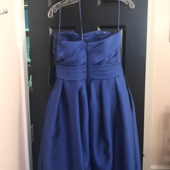 Beautiful strapless long wedding blue dress! - Picture 5 of 8